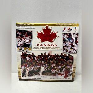 Team Canada 2010 Olympic Gold Medal Hockey – Sealed Collector Calendar